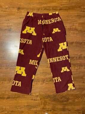 Vintage NCAA University of Minnesota Golden Gophers Maroon & Gold Lounge Pants